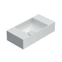 Раковина накладная/подвесная Globo T-Edge B6R52BI 50х25 см, белый глянцевый
