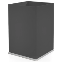 Ведро для мусора 3SC Mood Deluxe MDN65ASL черное матовое/хром