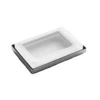 Мыльница настольная Colombo Design Look B1651-VAN, хром|матовое стекло