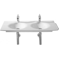 Раковина 120x51 см Roca Kalahari 327896000 двойная, цвет белый