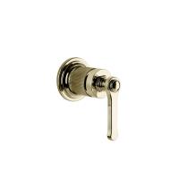 Смеситель для душа встраиваемый Gessi Venti20 65131#710, цвет: Brass PVD