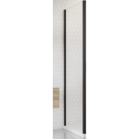 Боковая стенка Radaway Alienta Black S 90 10270090-54-01 профиль черный матовый, стекло прозрачное