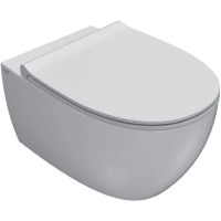 Унитаз Globo 4all MDS03BI подвесной, безободковый, без сиденья, 54x36 см, белый