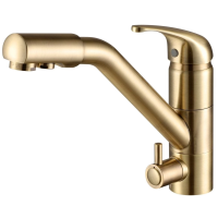 Смеситель для кухни Paulmark Hessen He213017-BR, бронза