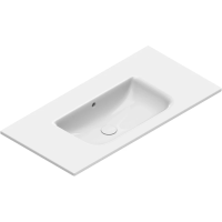 Раковина Catalano Italy 0721010001 100x50 см, накладная, подвесная, белый глянец