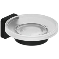 Мыльница Kludi Vela S 2598539 настенная, черный матовый