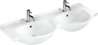 Раковина Hatria Sophie Y0Q501 125 см, двойная, белая