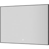 Зеркало Boheme Modern 100x70 543-100-B с подсветкой Черное с сенсорным выключателем и подогревом
