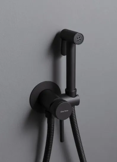 гигиенический душ allen brau priority 3.0 5.31a29-31 со смесителем, черный матовый