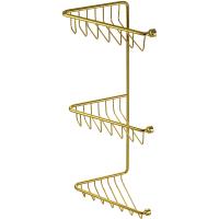 Полка корзина Migliore Complementi 22055 угловая, цвет золото