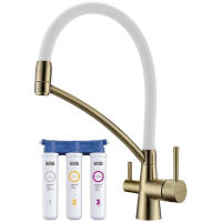 Смеситель для кухни с фильтром Paulmark Siegen SI213111-BRW + H851P00