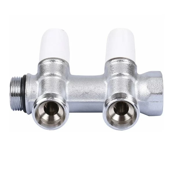 коллектор tiemme 1 вр(г) х 2 выхода 1/2 нр(ш) х 1 нр(ш) регулируемый (1860022)