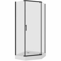 Душевой уголок Niagara Nova NG-6805-08 BLACK 90×90 профиль черный, стекло прозрачное