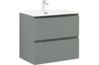 Тумба под раковину Aquanet Джейн (Flat) 70 подвесная, мисти грин, 00335433