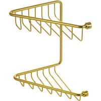 Полка корзина Migliore Complementi 22054 угловая, цвет золото