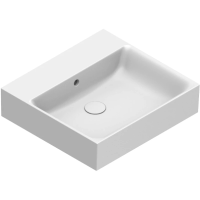 Раковина Catalano Premium 0220500001 50x47 см, накладная, подвесная, белый глянец