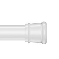Карниз для ванной комнаты IDDIS Elegante SRW0120i14 110-200 см, белый матовый