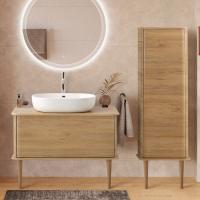 Комплект ножек для тумбы и пенала Cezares Idra 40437 29 см, Nero Opaco