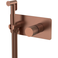 Гигиенический душ Boheme Stick Touch 127-BRB.2 со смесителем, бронза матовая