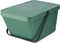 Мусорное ведро Brabantia Sort&Go 277740 20 л, темно-зеленое