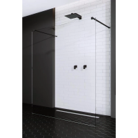 Неподвижная перегородка Radaway Modo New Black I 120 388124-54-01 прозрачное