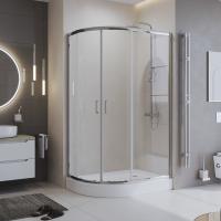 Душевой уголок BelBagno UNO-195-RH-2-120/80-C-Cr 120х80 профиль Хром стекло прозрачное