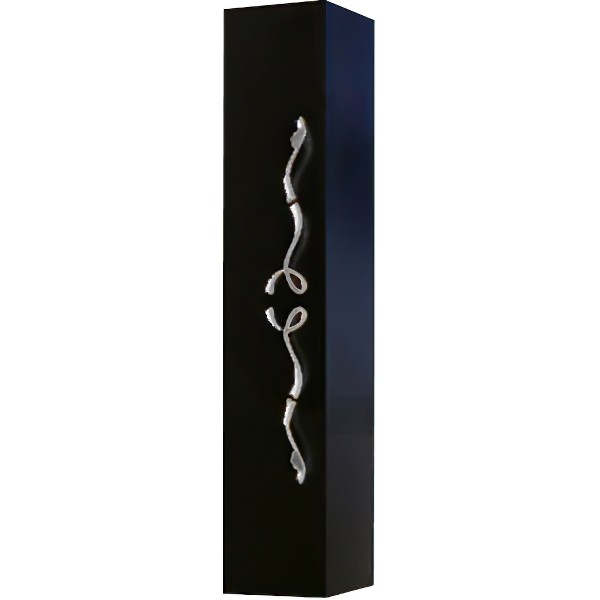 шкаф пенал aqwella clarberg due amanti 25 due0525blk черный без ручек шкаф пенал aqwella clarberg due amanti 25 due0525blk черный без ручек