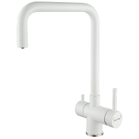 Смеситель для кухни Paulmark Wetter We213030-431, белый матовый