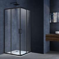 Душевой уголок 90×90 см Vincea Alpha VSS-3AL900CLB прозрачное