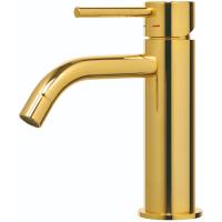 Смеситель Paffoni Light LIG071HG для раковины, без донного клапна, золотой