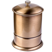Ведро для мусора Boheme Royal Cristal 10927-BR Бронза
