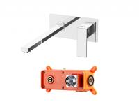 Смеситель для раковины BelBagno Romano ROM-BLM-CRM с внутренней частью,