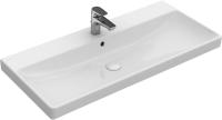 Раковины Villeroy & Boch Avento 415680R1 подвесная/мебельная, 80x47xh16,5см, альпийский белый с CeramicPlus
