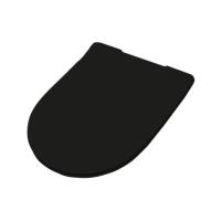 Сиденье для унитаза artceram File 2.0 FLA014 17 с микролифтом, черный матовый