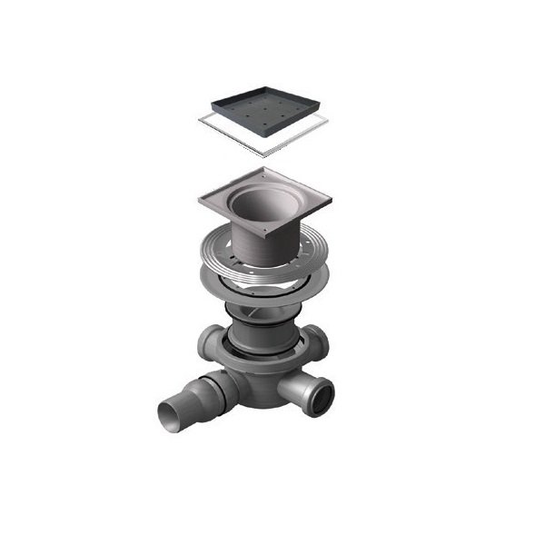 душевой трап 144x144/50 мм pestan confluo standard ceramic 1 13000085 под плитку