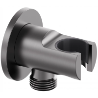 Подключение для душевого шланга с держателем Wonzon & Woghand WW-HZ2319-BGM темный графит матовый