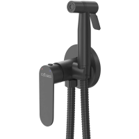 Гигиенический душ Cezares Stylus STYLUS-DIF-NOP со смесителем, черный матовый