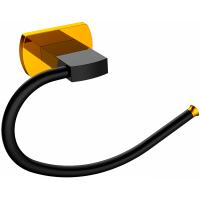 Держатель туалетной бумаги CeramaLux Azzuro 95606 Черный Золото