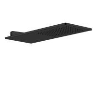 Верхний душ 550х200 мм Gessi Rettangolo Shower 33095#299 с креплением на стену, цвет: Black XL