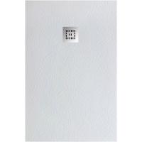 Поддон из искусственного мрамора BelBagno TRAY-MR-UNO-AH-180/80-35-W-CR, белый