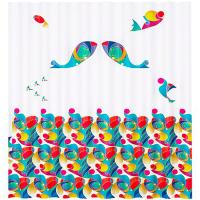 Штора для ванны WasserKRAFT Berkel 180х200 SC-68101 рисунок море