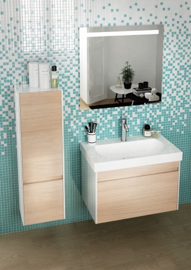 шкаф-пенал kerama marazzi buongiorno bgn.120.2\oak 120 дуб