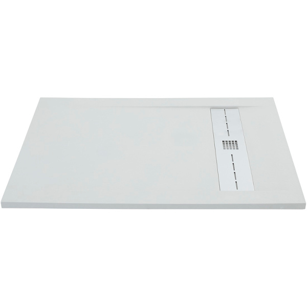 душевой поддон из искусственного камня allen brau infinity 120×80 8.21002-21 белый камень