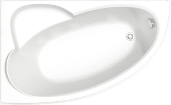 акриловая ванна bas сагра в 00031 160х100 l без гидромассажа