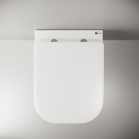 унитаз ceramicanova enjoy cn1104e подвесной, с сиденьем микролифт, белая