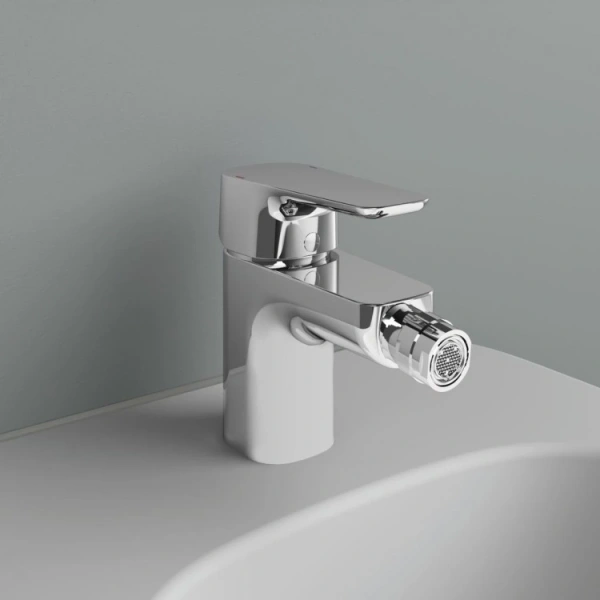 смеситель ideal standard ceraplan iii bc626aa для биде, с донным клапаном, хром