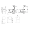 унитаз напольный безободковый villeroy&boch subway 2.0 5617r001 белый