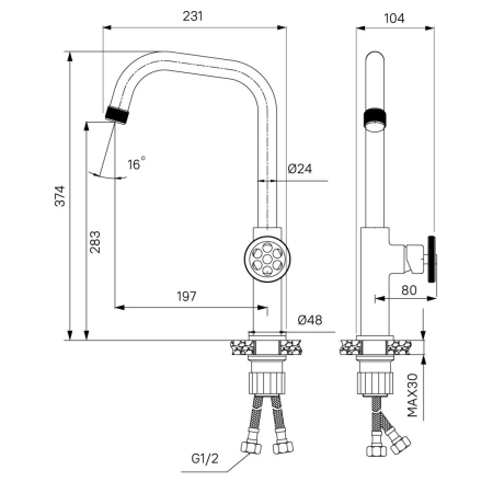 смеситель для кухни iddis grange gragm00i05