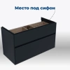 тумба под раковину aquanet бруклин 00310139 97.2x43.7 см, антрацит матовый