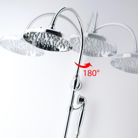 душевая система bossini retro l01526.030 хром